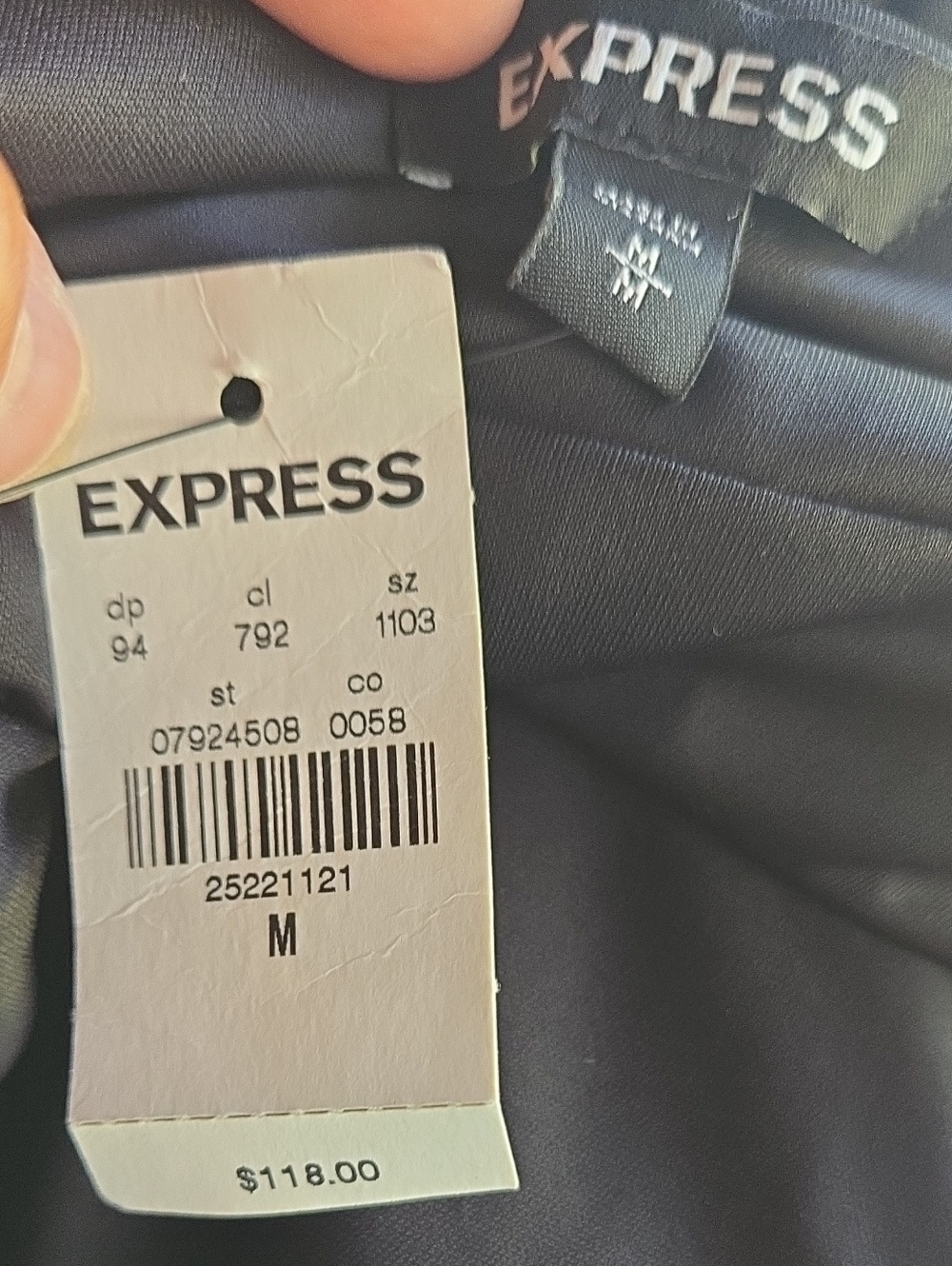 Express Black Empire Waist Pleated Lower Maxi Dress Size Medium - Picture 10 of 11